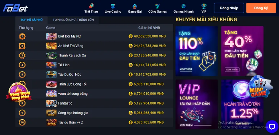 Minh họa câu hỏi thường gặp về game nổ hũ